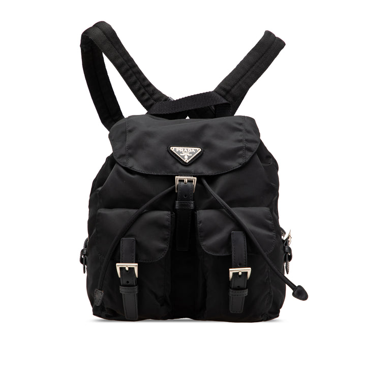 Tessuto Backpack Black - Gaby Paris