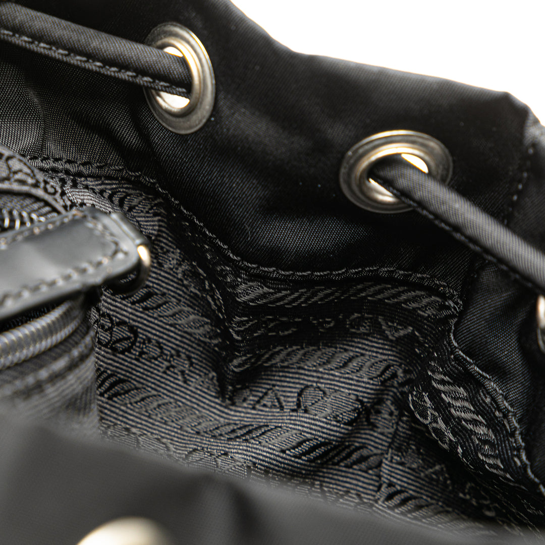 Tessuto Backpack Black - Gaby Paris