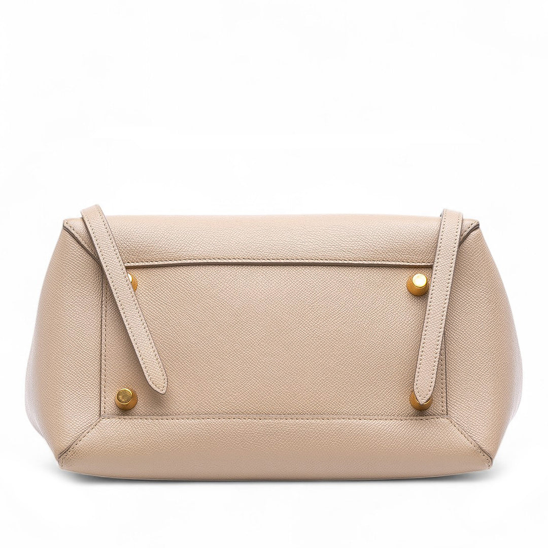 Celine grainé Sac ceinture Mini Cuir de veau grainé Marron – vue 3 – GABY PARIS