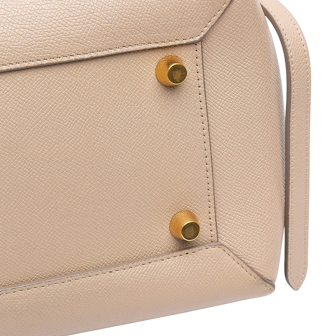 Celine grainé Sac ceinture Mini Cuir de veau grainé Marron – vue 7 – GABY PARIS