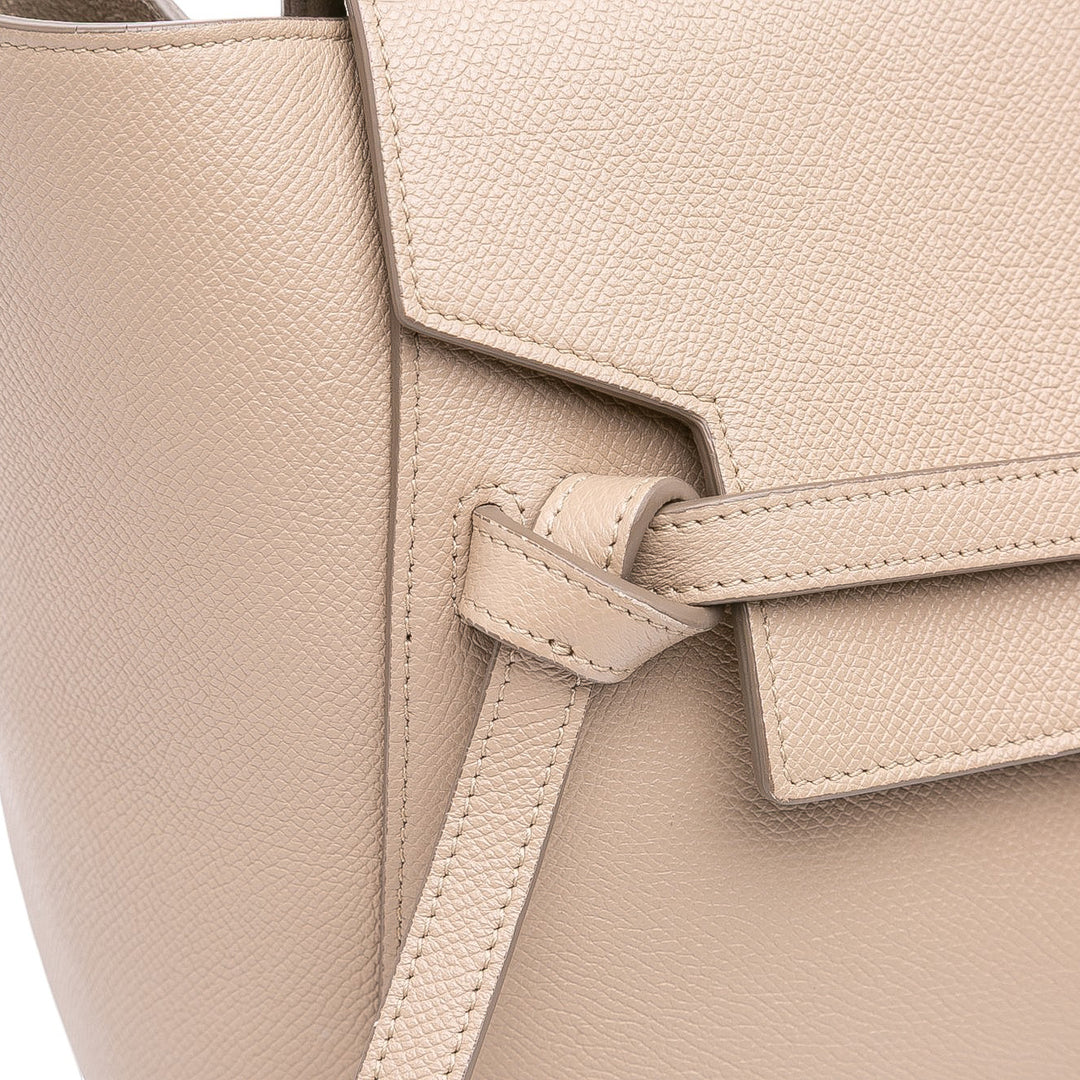 Celine grainé Sac ceinture Mini Cuir de veau grainé Marron – vue 8 – GABY PARIS