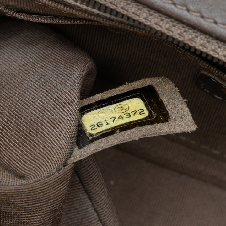 Chanel Small Chevron Cuir d’agneau Statement à rabat