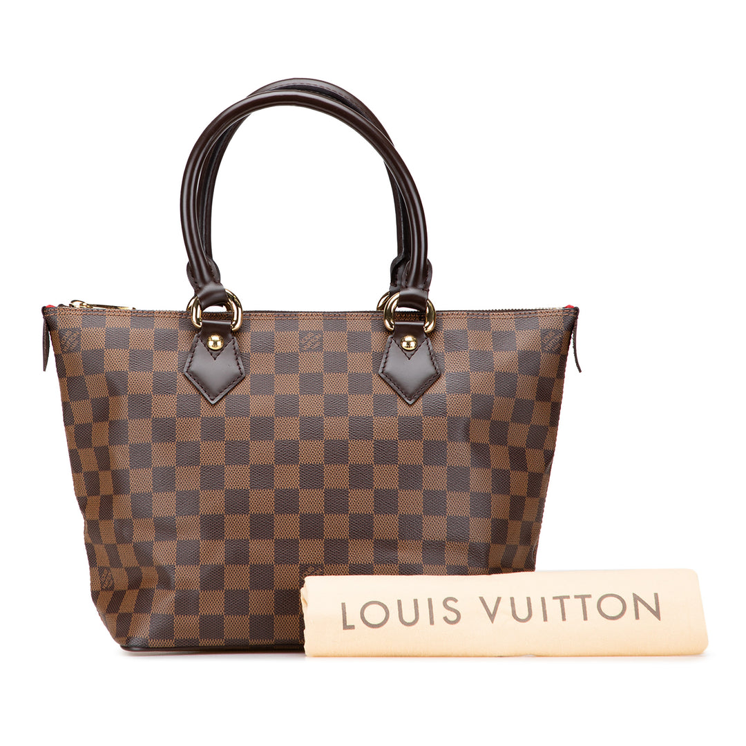 Louis Vuitton Damier Ebene Saleya PM Marron