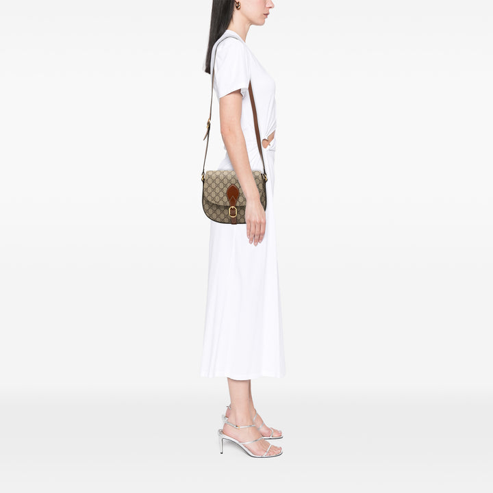 Gucci GG Supreme Linea A Sac porté croisé Marron