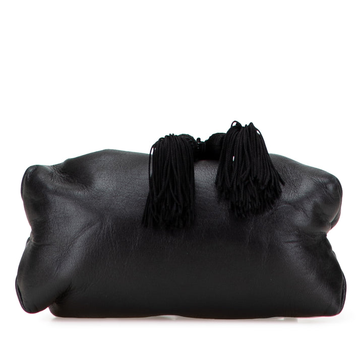 LOEWE Nappa Cuir Tassel Sac porté croisé Noir – GABY PARIS Authentique