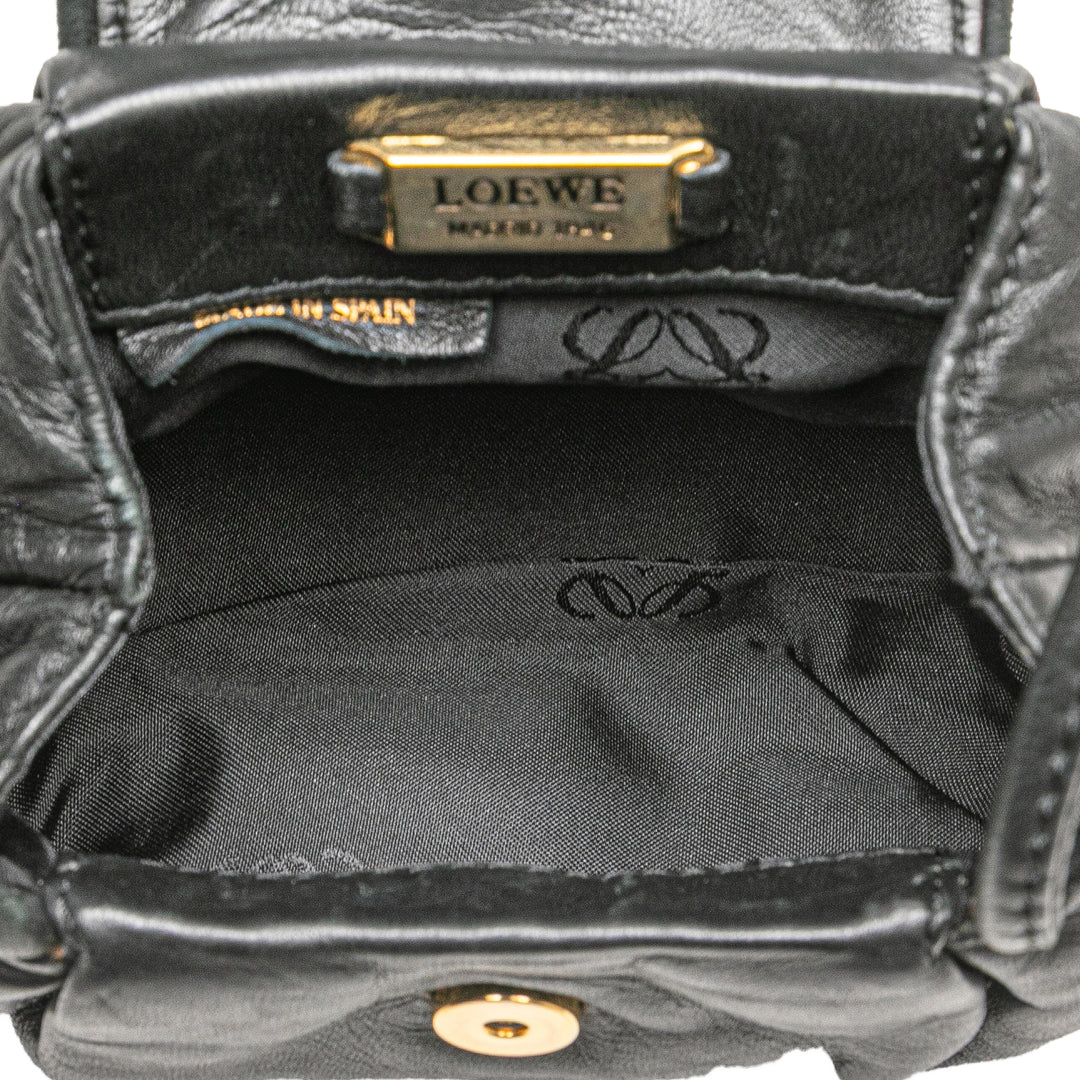 LOEWE Nappa Cuir Tassel Sac porté croisé Noir – GABY PARIS Authentique