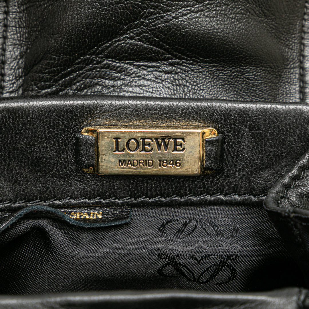 LOEWE Nappa Cuir Tassel Sac porté croisé Noir – GABY PARIS Authentique