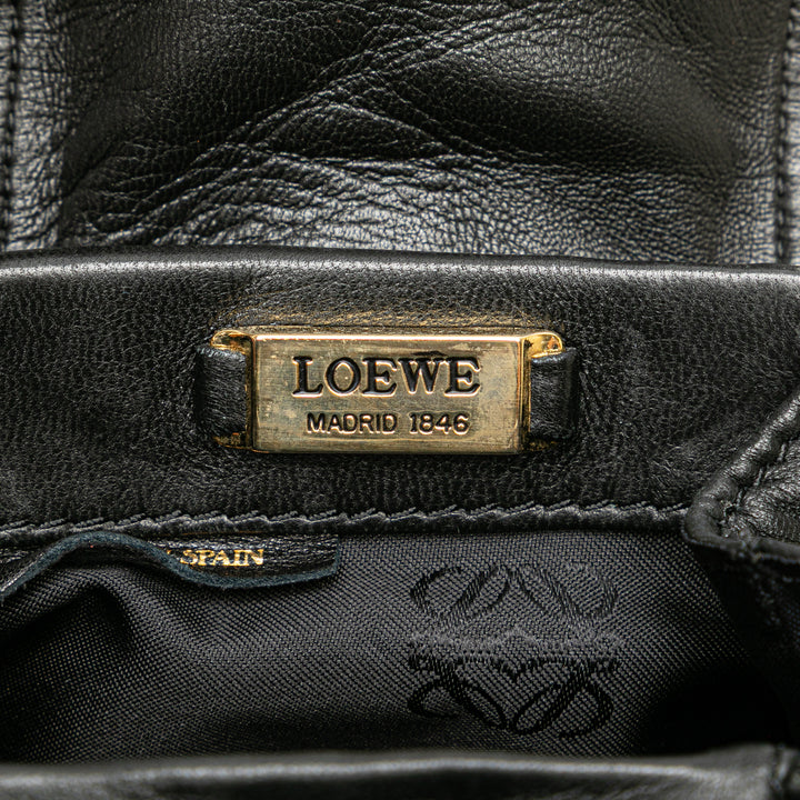 LOEWE Nappa Cuir Tassel Sac porté croisé Noir – GABY PARIS Authentique