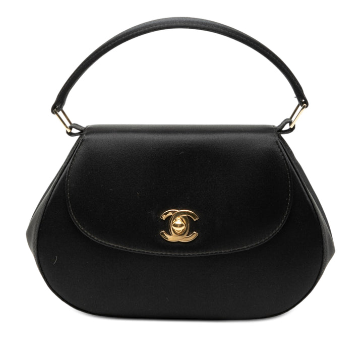 Chanel CC à rabat Satin