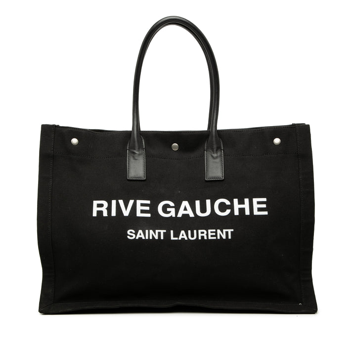 Saint Laurent Large Toile Rive Gauche Cabas