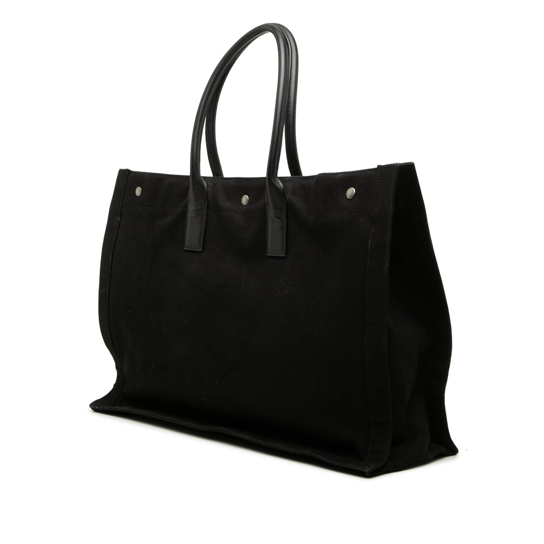 Saint Laurent Large Toile Rive Gauche Cabas