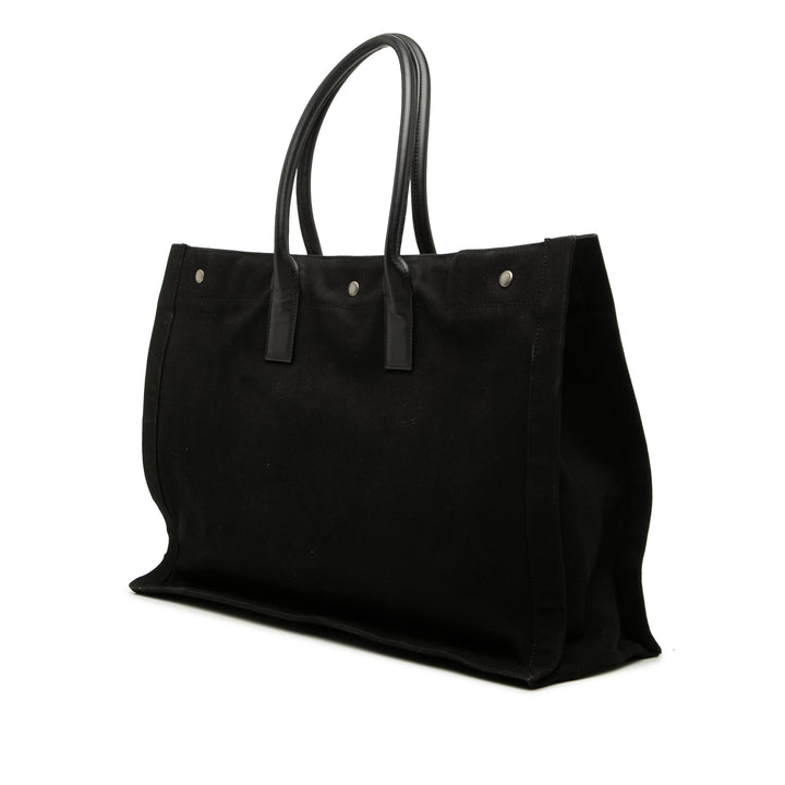Saint Laurent Large Toile Rive Gauche Cabas