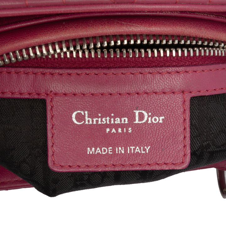 Dior Medium Cuir d’agneau Cannage Lady Dior Violet – GABY PARIS Authentique