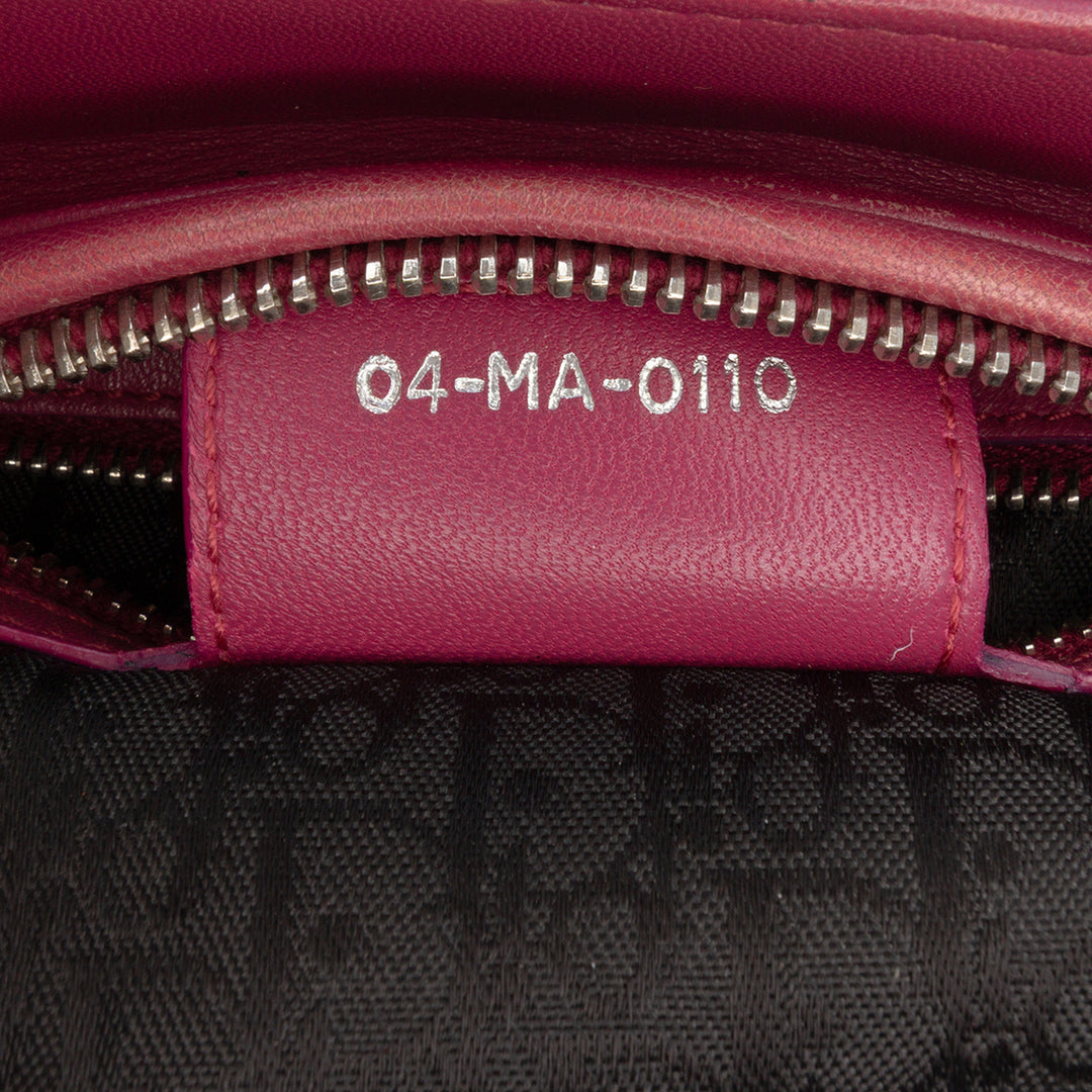 Dior Medium Cuir d’agneau Cannage Lady Dior Violet – GABY PARIS Authentique
