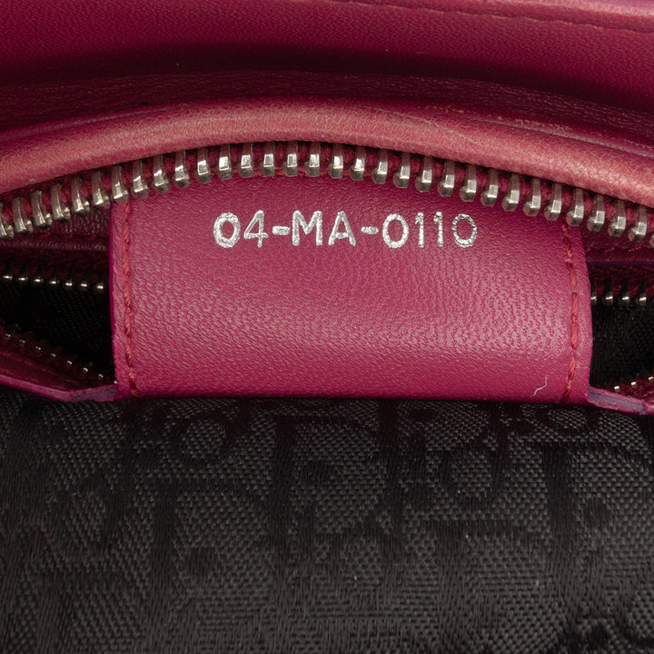 Dior Medium Cuir d’agneau Cannage Lady Dior Violet – GABY PARIS Authentique