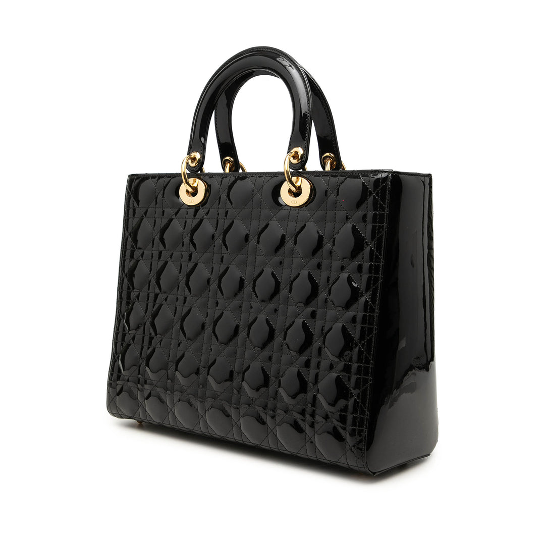 Dior Lady Dior Cannage Grand Noir