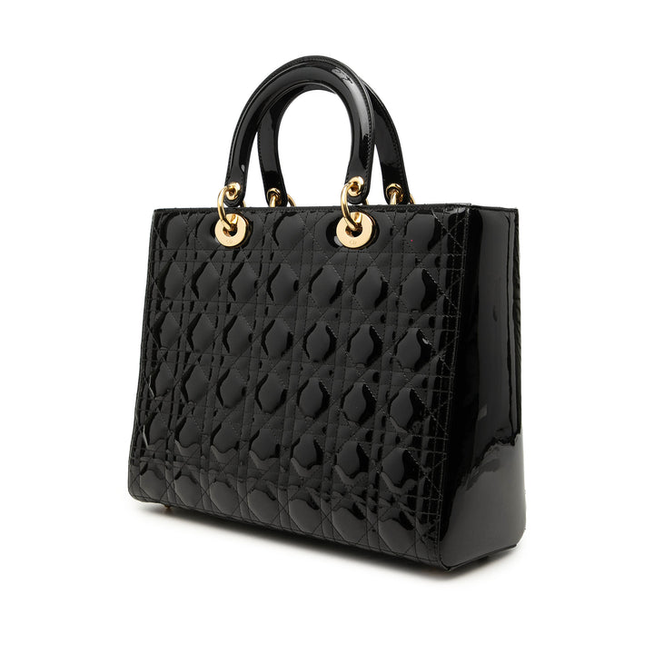 Dior Lady Dior Cannage Grand Noir