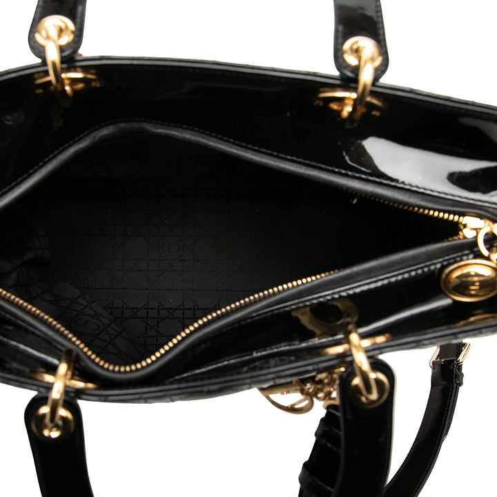Dior Lady Dior Cannage Grand Noir