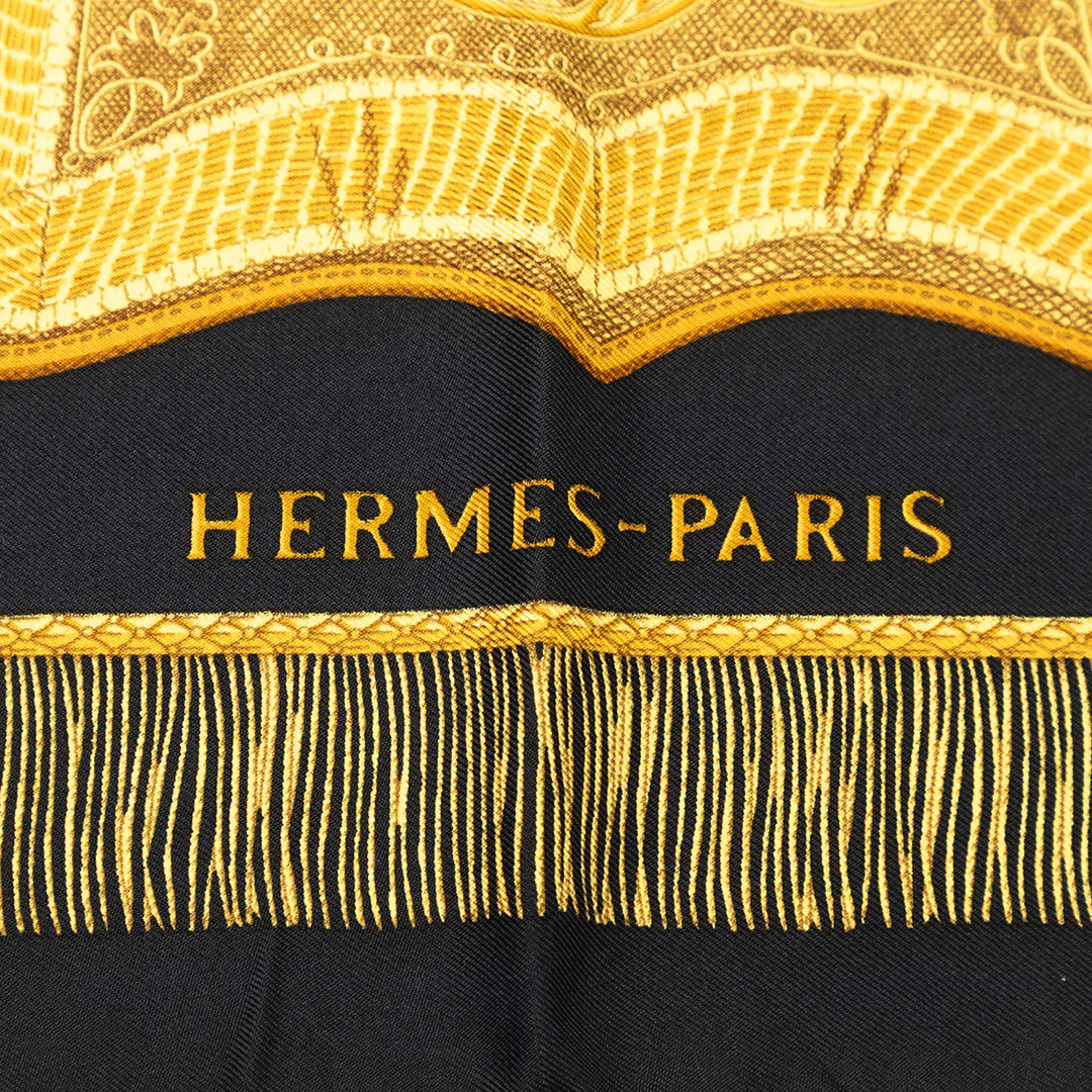 Poste et Cavalerie Foulard 90 Noir