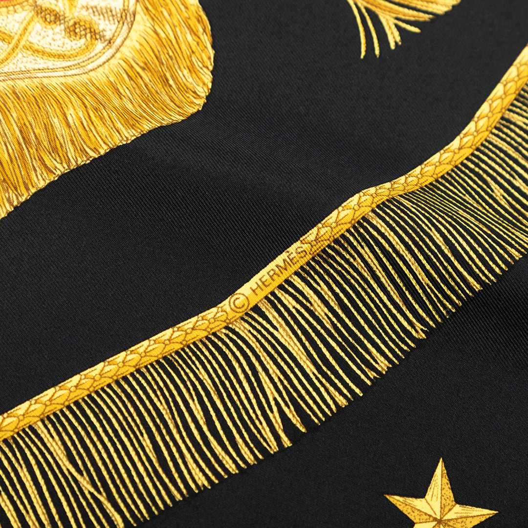 Poste et Cavalerie Foulard 90 Noir