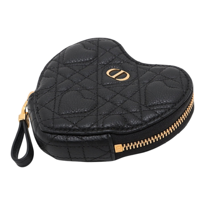 Dior DiorAmour Cuir de veau Cannage Caro Heart Pochette avec chaîne