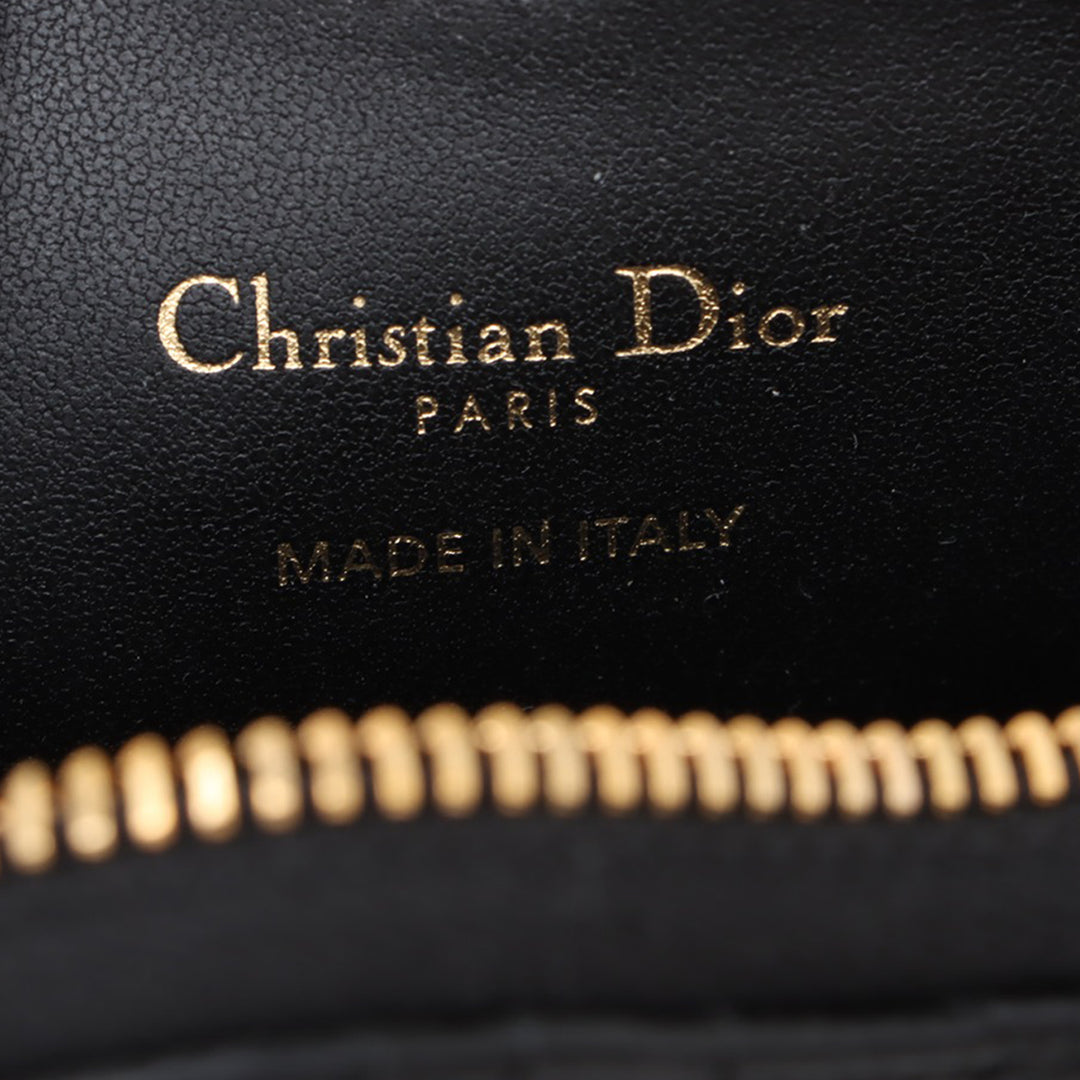 Dior DiorAmour Cuir de veau Cannage Caro Heart Pochette avec chaîne