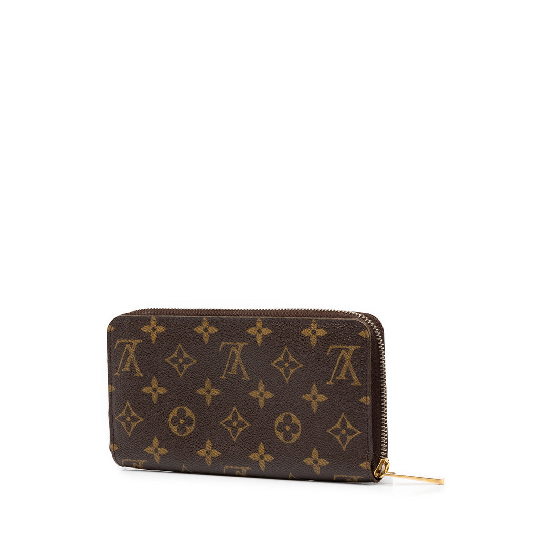 Louis Vuitton Zippy Portefeuille long Monogram Marron – vue 2 – GABY PARIS