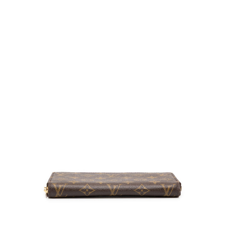 Louis Vuitton Zippy Portefeuille long Monogram Marron – vue 3 – GABY PARIS