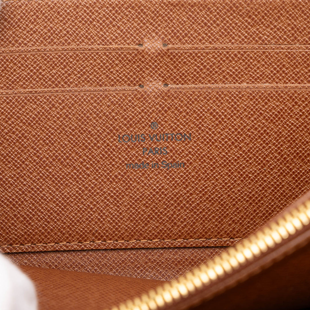 Louis Vuitton Zippy Portefeuille long Monogram Marron – vue 5 – GABY PARIS