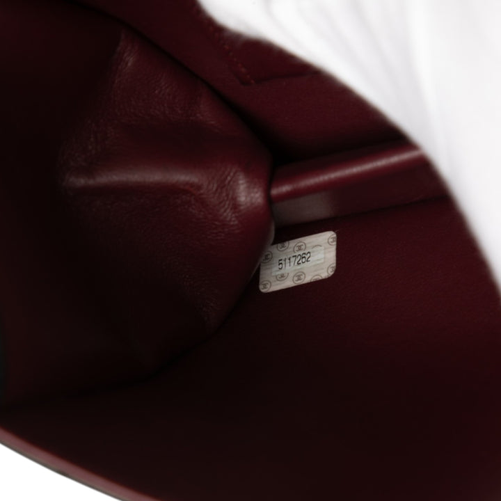 Chanel Medium CC Matelassé Cuir d’agneau Simple rabat