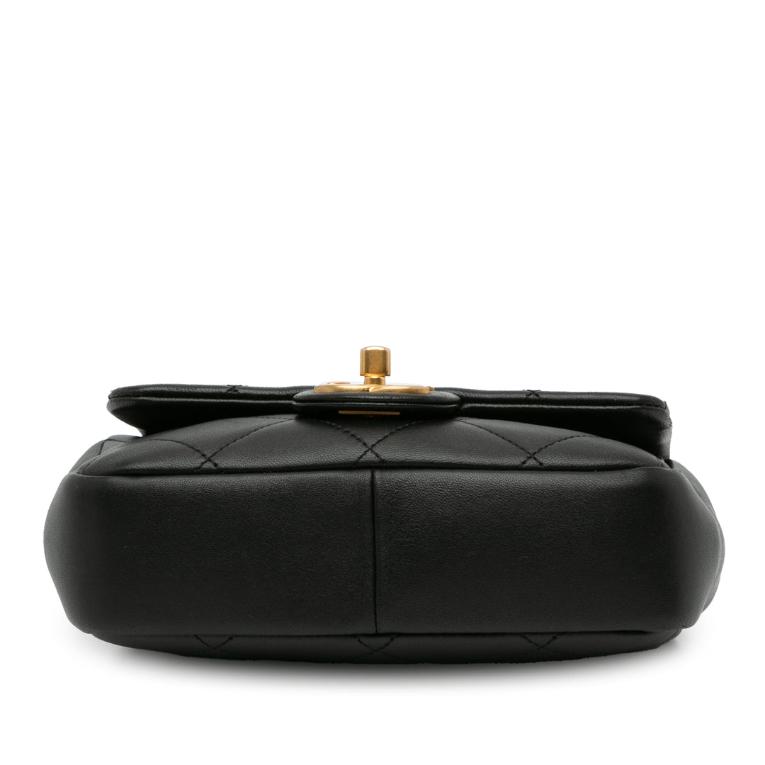 Mini In The Loop Flap Black - Gaby Paris
