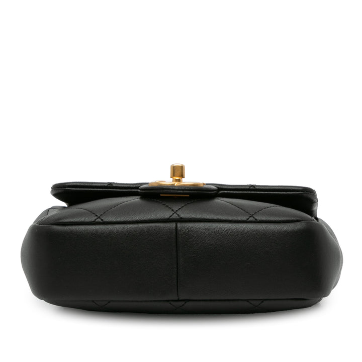 Mini In The Loop Flap Black - Gaby Paris