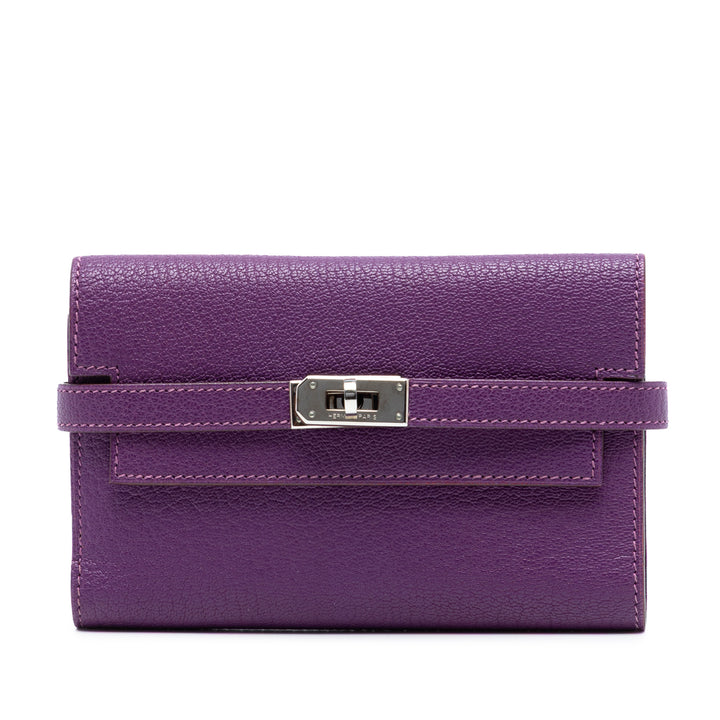 Hermès Medium Chevre Mysore Kelly Portefeuille
