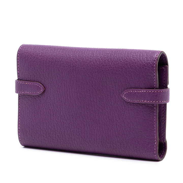 Hermès Medium Chevre Mysore Kelly Portefeuille