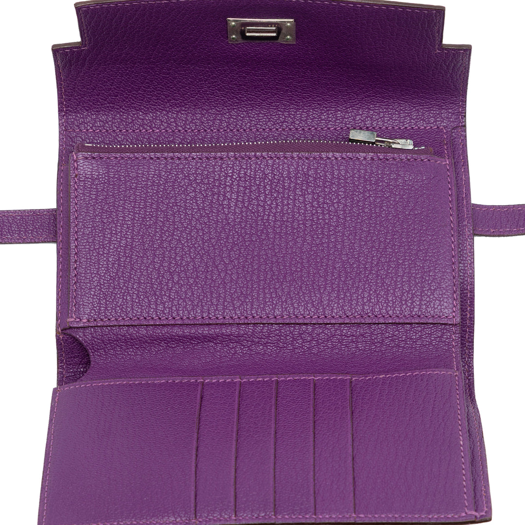 Hermès Medium Chevre Mysore Kelly Portefeuille