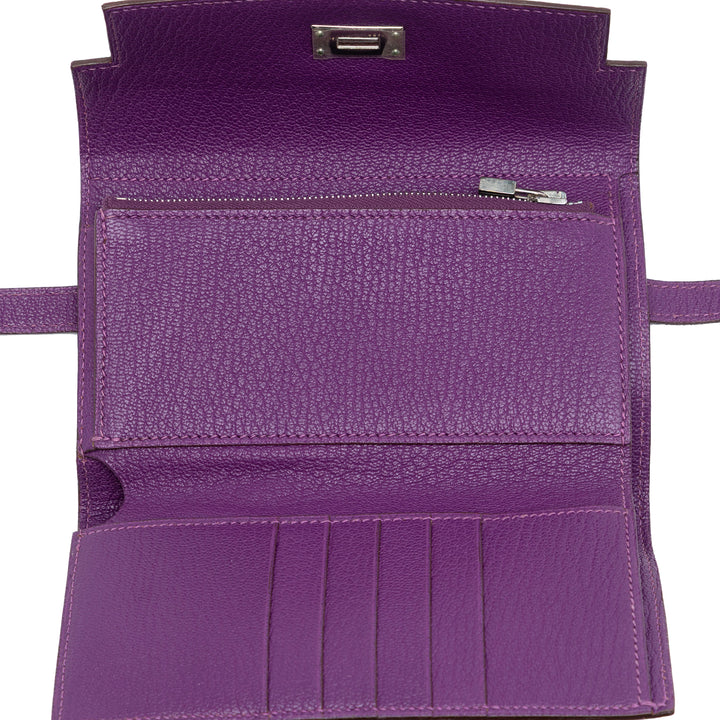 Hermès Medium Chevre Mysore Kelly Portefeuille