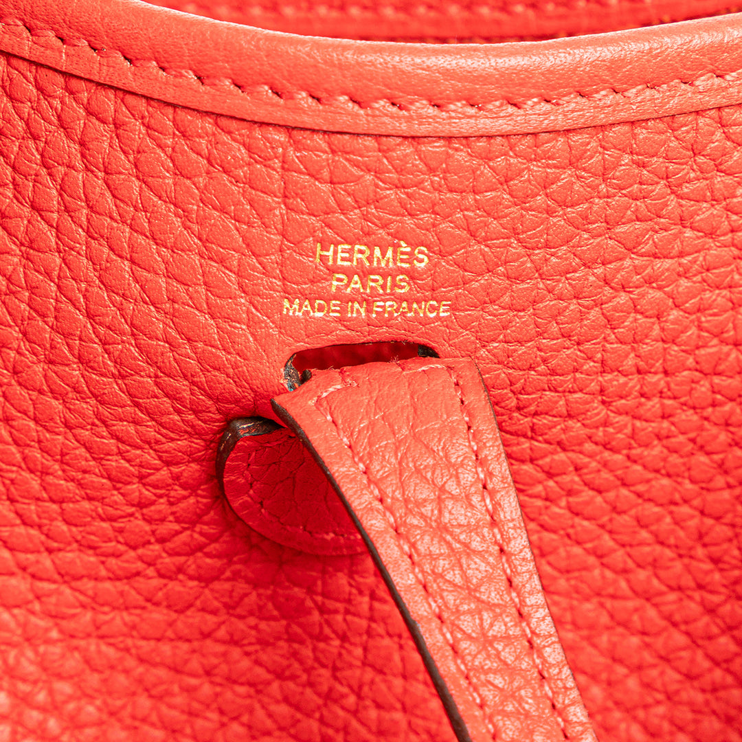 Hermès Clemence Evelyne TPM Red - GABY PARIS