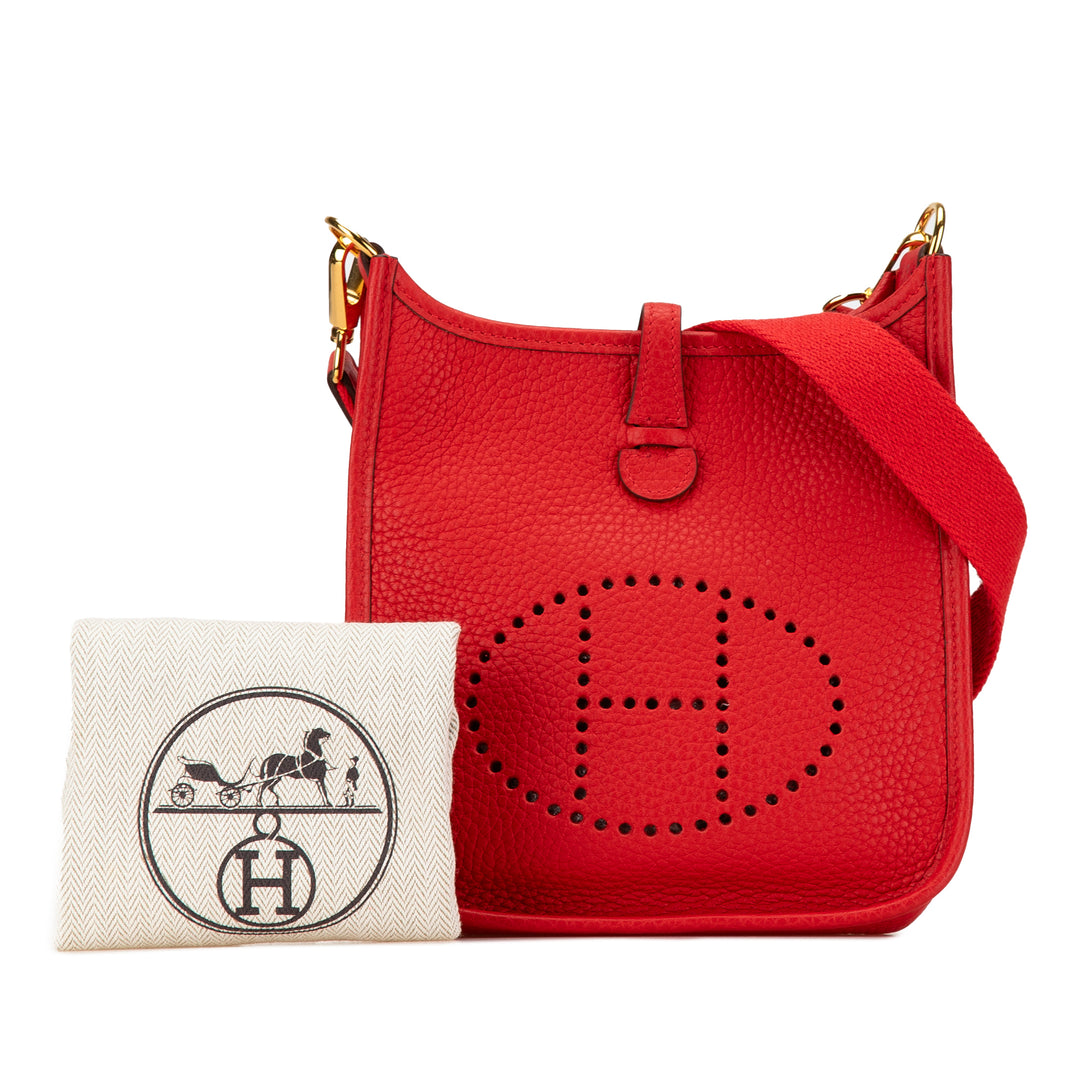 Hermès Clemence Evelyne TPM Red - GABY PARIS