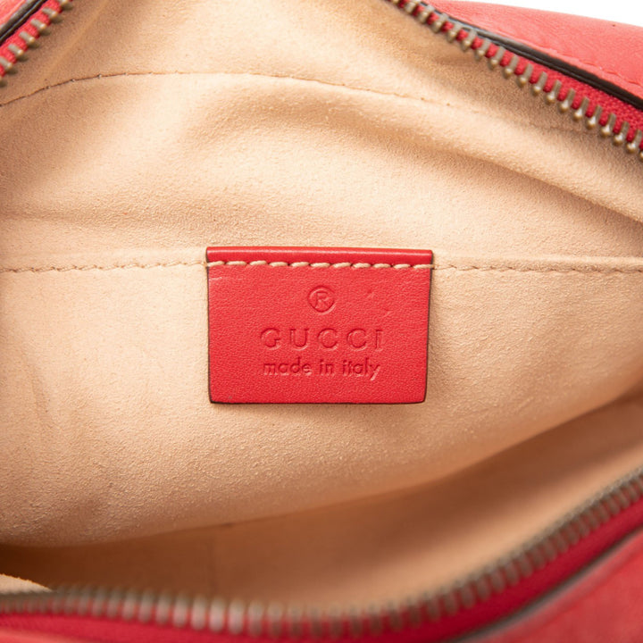 GG Marmont Matelasse Sac Mini Rouge