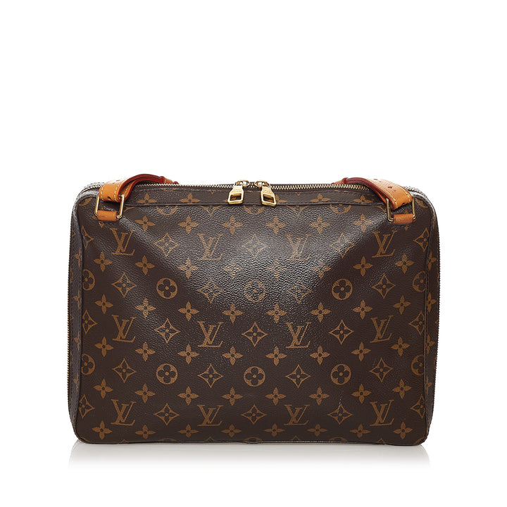 Monogram Soft Trunk Messenger Brown - Gaby Paris