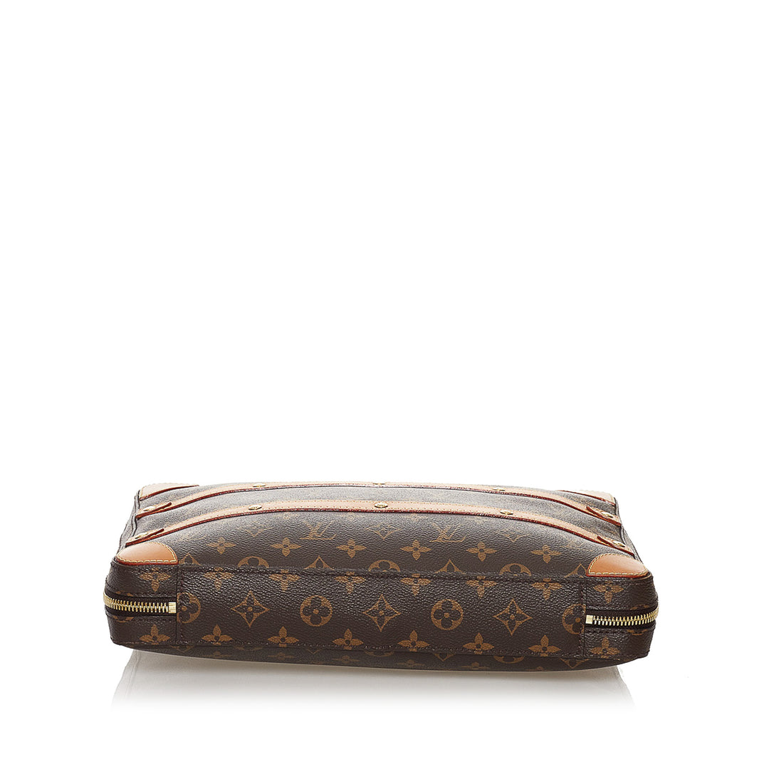 Monogram Soft Trunk Messenger Brown - Gaby Paris