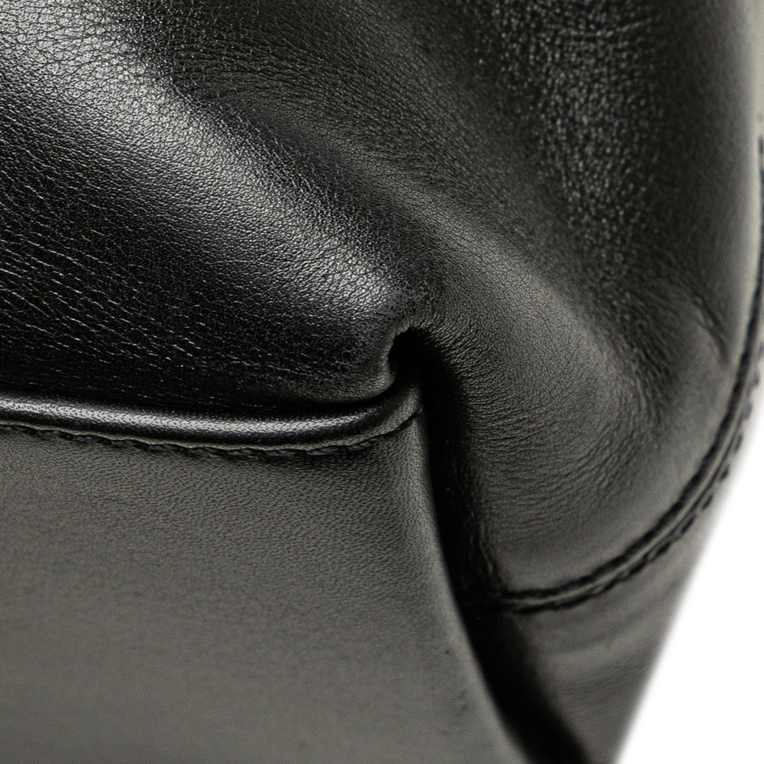 Lambskin Tote Black - Gaby Paris