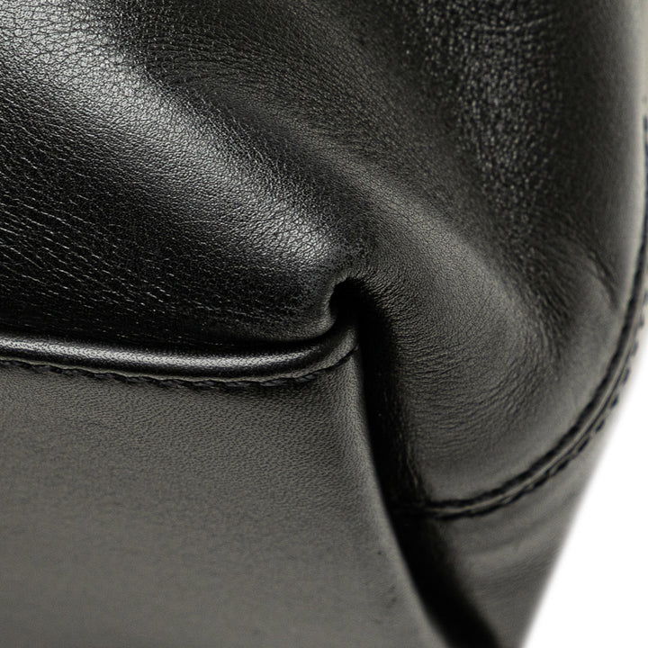 Lambskin Tote Black - Gaby Paris