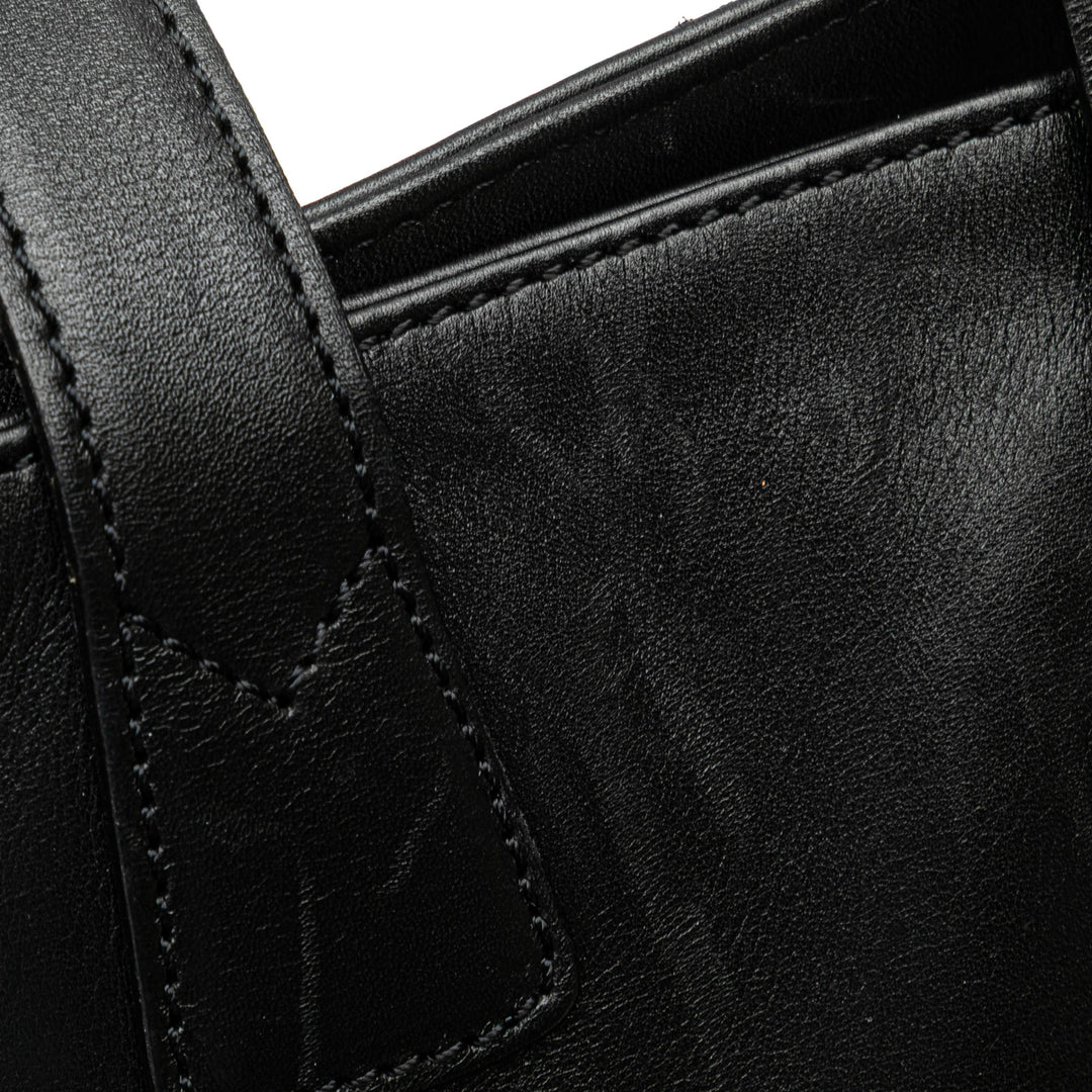 Lambskin Tote Black - Gaby Paris