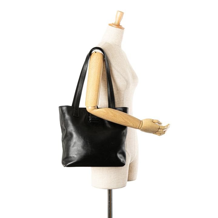 Lambskin Tote Black - Gaby Paris