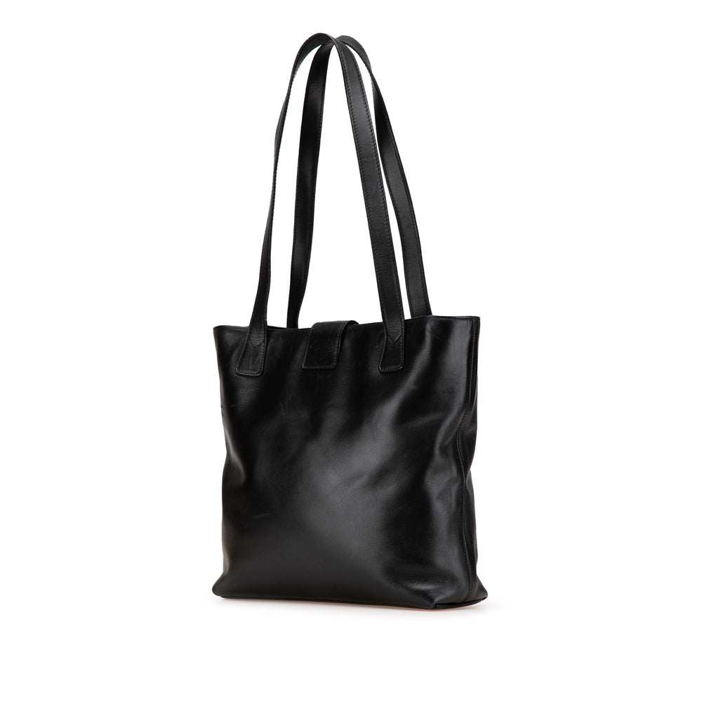 Lambskin Tote Black - Gaby Paris