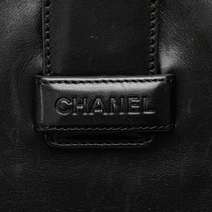 Lambskin Tote Black - Gaby Paris