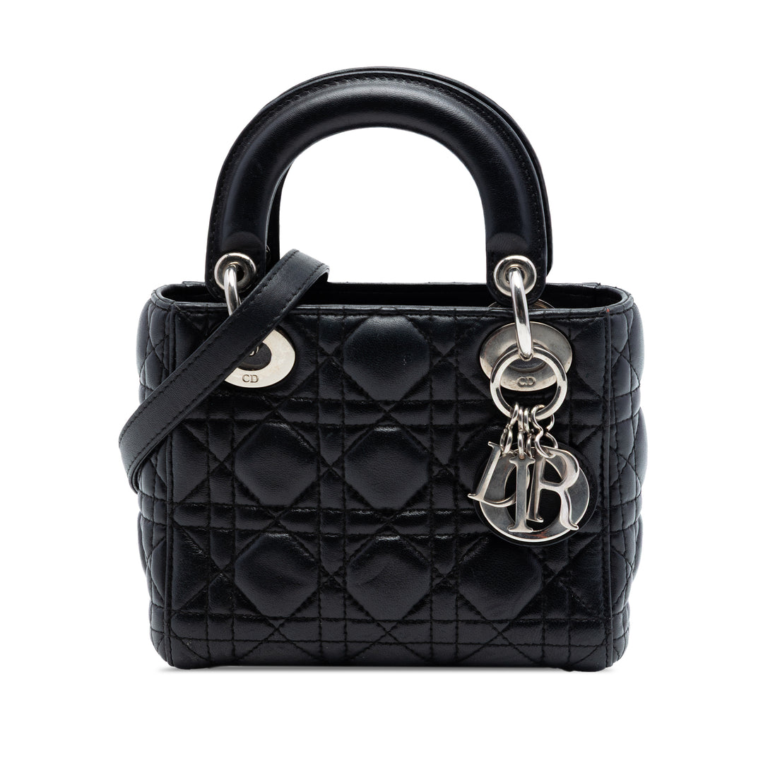 Dior Mini Cuir d’agneau Cannage Lady Dior