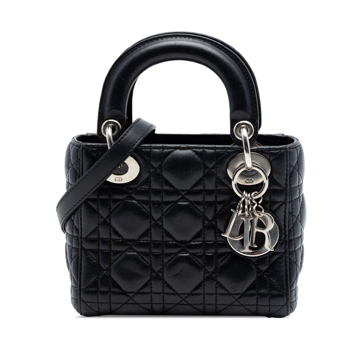 Dior Mini Cuir d’agneau Cannage Lady Dior