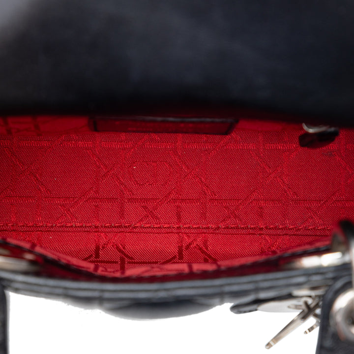 Dior Mini Cuir d’agneau Cannage Lady Dior